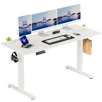 Escritorio de Computadora para Juegos, Multifuncional, Convertible, Plegable, Eléctrico, Ajustable en Altura, para Oficina en Casa Moderna