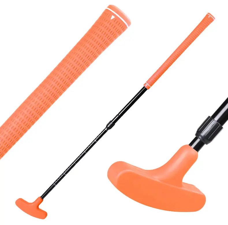 Clubs réglables rétractables double face Clubs de golf télescopiques en aluminium pour adultes et enfants Putter pour jouer en plein air