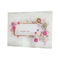 Acrylique DIY Glow Board Light-Up effaçable à sec bureau cadeau personnalisé coupe feuilles de plastique avec impression UV pour mémo lettre Message Note