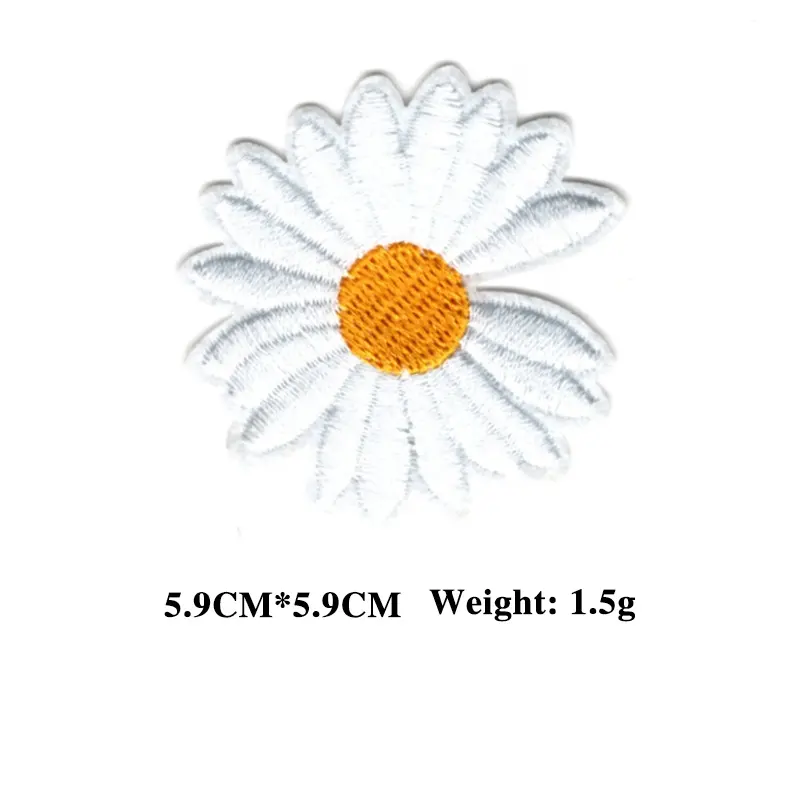 Cartoon Flower Applique Embroidery Cloth Patch Stickers Logo Diy Clothing Accessories Embroidery Patches for Clothing Applique