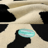 Sweater pria desain terbaru 2024, sweater Pria dengan pola jacquard sapi longgar dan nyaman pullover untuk pria