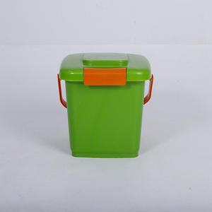 Toptan kaliteli mutfak taşınabilir dikdörtgen ıslak ve kuru kompost plastik çöp tenekesi - Product Image 5