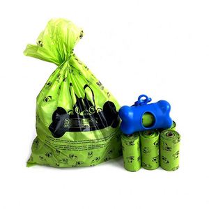 Custom Eco-friendly Cornstarch <b>Compostable</b> Dog Poop <b>Bags</b> with Odor Control for Pet Waste - Product Image 4