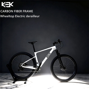จักรยานเสือภูเขาคาร์บอนไฟเบอร์ Kozo ราคาโรงงาน 24 สปีด 29er สำหรับผู้ใหญ่ แบบ Hardtail เบรคดิสก์ไฮดรอลิกสี่ลูกสูบ Horizon-Sensah-12s - Product Image 1