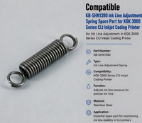 Ressort de réglage de ligne d'encre compatible KB-SHN1390, pièce de rechange pour imprimante de codage à jet d'encre CIJ série KGK 3000
