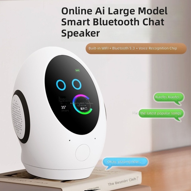 Interactive AI Robotic Speaker for Children and Adults, Smart Voice Control Wireless Speaker, Unique Astronaut Design, High-tech