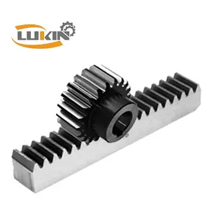 Quality assured and affordable specification solid steel customized CNC helical/spur gear rack