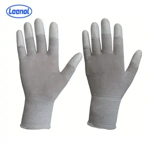 Gants de sécurité industriels antistatiques revêtus de palmier en carbone