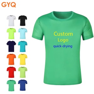 T-shirts d'été en gros à col rond, manches courtes, coupe ample, couleur unie, style vintage pour hommes, avec design personnalisé sérigraphié - Product Image 1