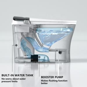 <span class=keywords><strong>WC</strong></span> intelligent Watermark avec télécommande, cuvette de toilette automatique avec bidet intégré, certifié CE et homologué pour l'eau australienne - Product Image 5