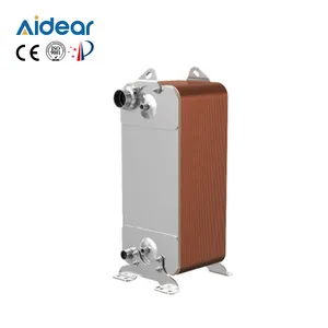 Aidear Manufacturer refrigeration heating cooling food grade r410a brazed plate heat exchanger