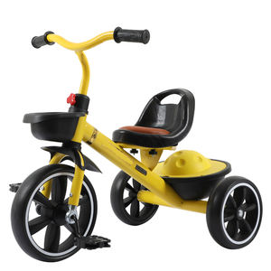 2023 triciclo infantil de 3 ruedas para niños en rupias Simple Mini Triciclo de bicicleta pequeño para niños para bebé niña Niño con bonita cesta trasera - Product Image 3