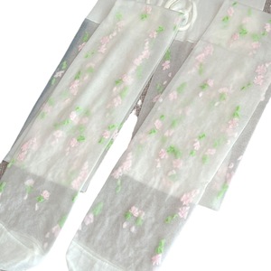 ถุงน่องแฟชั่นลายแจ็คการ์ดสั่งทำจากโรงงาน ดีไซน์เกาหลีสำหรับผู้หญิง ถุงน่องยอดนิยม ถุงน่องหรูหรา - Product Image 6