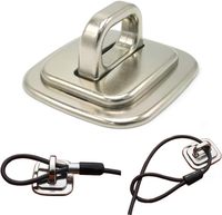 Base de Anclaje de Seguridad para Candados de Cable con Llave o Combinación, Accesorio de Anclaje para Montaje en Escritorio para Candados de Cable