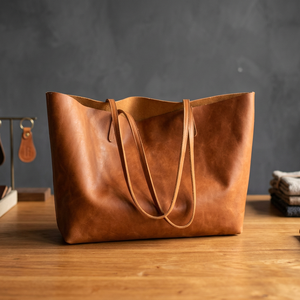 Bolso de Mano Ligero Antirrobo de Cuero Genuino para Mujer, Cierre de Cremallera Impermeable, Correa Cruzada, Capacidad 3L+, Estilo Casual - Product Image 6
