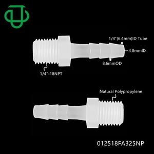 Adaptateur en plastique fileté mâle <span class=keywords><strong>NPT</strong></span> <span class=keywords><strong>1</strong></span>/<span class=keywords><strong>4</strong></span> pouce, coude droit à 90 degrés, connecteur de tube fileté mâle, <span class=keywords><strong>filetage</strong></span> mâle <span class=keywords><strong>NPT</strong></span> vers embout de tuyau - Product Image 3