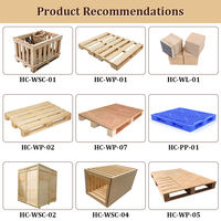 Palette en bois de pin traité IPPC réparable à 4 entrées pour entrepôt de stockage de matériaux de construction et logistique au Moyen-Orient