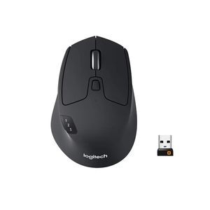 Logitech M720 Triathlon 2,4 GHz Ratón inalámbrico multidispositivo 1000 DPI 8 botones para <span class=keywords><strong>Bluetooth</strong></span> Receptor unificador USB para computadora portátil - Product Image 1
