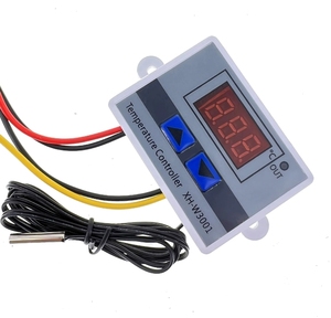 Digital LED Temperature <b>Controller</b> 10A <b>Thermostat</b> Control Switch Probe 24V/240W XH-W3001. - Product Image 1