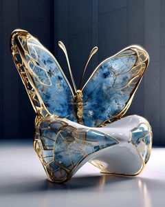 Chaise de canapé en forme de <span class=keywords><strong>papillon</strong></span> au design créatif <span class=keywords><strong>Fauteuil</strong></span> de salon et de chambre à coucher - Product Image 4