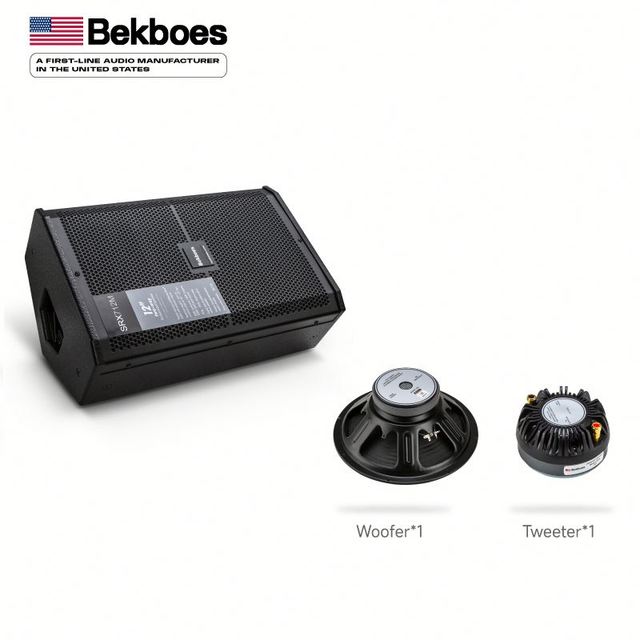 Bekboes Hot Sell Single 12" Full Frequency Professional SRX712M 12 Inch 400 Watt Professional Stage Monitor Speaker