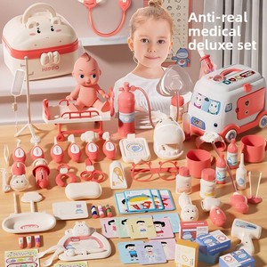 Yuglow Kit de Jeu de <span class=keywords><strong>Docteur</strong></span> pour Enfants, Ensemble Médical Complet, Outils Médicaux pour Jeu d'Imitation, Boîte à Outils de Jeu de Rôle pour Garçons et Filles - Product Image 1
