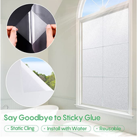 Papier de Contact blanc mat transparent autocollant de confidentialité givré chambre à coucher salle de bains décoration de la maison Film de fenêtre en verre givré