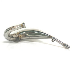 Tube de raccordement d'échappement pour <span class=keywords><strong>moto</strong></span>, <span class=keywords><strong>coude</strong></span> d'échappement Yz125 2005-2021 en acier inoxydable pour Yamaha YZ125 YZ125X - Product Image 5