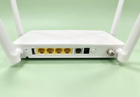 Router Xinsuhang F688c FTTH/FTTR GPON ONU Triple Play con 4 LAN, 1 Teléfono, Wi-Fi 2.4GHz/5GHz y Soporte CATV