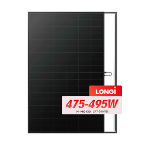 แผงโซลาร์เซลล์แบบโมโนเฟเชียล Tier 1 ขนาด 475w-495w ยี่ห้อ Longi Solar รุ่น Hi-mo X10 LR7-54HVH พร้อมเซลล์ BC - Product Image 1