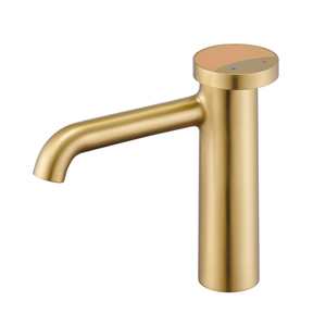 Robinet de lavabo monocommande <span class=keywords><strong>en</strong></span> laiton à capteur tactile multicolore, à montage sur plan, avec cartouche céramique, pour usage hôtelier, design moderne - Product Image 1