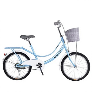 <span class=keywords><strong>Bicicleta</strong></span> Urbana Vintage de Una Velocidad de 18/20/22 Pulgadas para Adultos, Cuadro de Aleación de Aluminio con Horquilla de Acero Retro, <span class=keywords><strong>Bicicleta</strong></span> Urbana para Mujer - Product Image 4