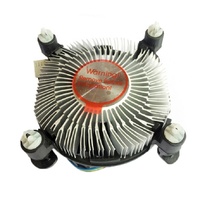 Vente directe d'usine, ventilateur de processeur, refroidisseur de radiateur pour ordinateur de bureau, Intel 775/1150/1155/1156/1151, dissipateur thermique, fabricant chinois