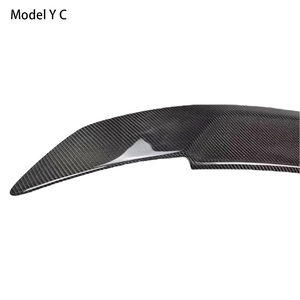 สปอยเลอร์คาร์บอนไฟเบอร์ทรง C สำหรับรถยนต์รุ่น Y ปี 2018-2024 - Product Image 6