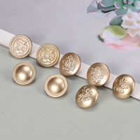 Boutons décoratifs ronds blancs pour chemises homme et femme, boutons en plastique ABS électroplaqué à un trou, boutons pour vêtements formels
