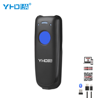 Lector de Códigos QR Inalámbrico Bluetooth Mini Portátil de Alta Calidad, Lector de Códigos de Barras 2D CMOS, Escáner de Códigos de Barras de Mano