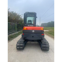Mini-excavatrice d'occasion U55 de 5,5 tonnes du Japon avec moteur, boîte de vitesses et pompe à vendre