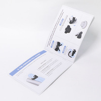 Produit rectangulaire personnalisé de taille 250g Brochures promotionnelles Dépliants de dépliants de couleur Catalogues Service d'impression d'usine sur mesure