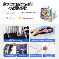 Étui magnétique One Touch 35PT pour cartes, protection UV, sans acide, en acrylique, pour cartes à collectionner, compatible avec les protège-cartes Penny Sleeve