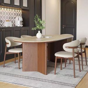 <span class=keywords><strong>2025</strong></span> nhà máy mới bán buôn Thiết kế Bắc Âu hiện đại rắn gỗ phòng ăn nhà hàng bàn ăn đặt ghế gỗ - Product Image 4