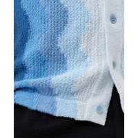 Pull pour hommes avec LOGO personnalisé OEM & ODM Cardigan jacquard de printemps Tricot à manches courtes Pull en tricot sur mesure