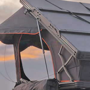 Carpa de techo ligera, de aluminio, plegable, para camping de verano, de poliéster, con carcasa rígida, para autos. - Product Image 5