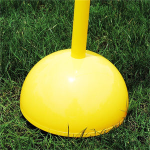 Hurdles d'athlétisme réglables, écologiques et durables en PP orange, cônes d'entraînement et poteaux d'agilité - Product Image 6