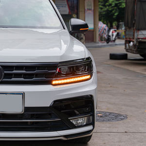Faros delanteros de coche para <span class=keywords><strong>Tiguan</strong></span> L MK2 2017-2021 lente bifocal de alta configuración estilo LED montaje de faros automáticos actualización DRL dinámico - Product Image 6