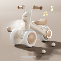 Vélo d'équilibre à quatre roues pour tout-petits, premier vélo d'apprentissage pour enfants, mini-vélo à pousser pour bébés, jouet à roulettes pour jouer à la maison