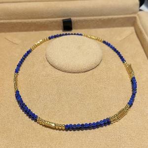 Pendentifs en <span class=keywords><strong>Lapis</strong></span> <span class=keywords><strong>Lazuli</strong></span> Naturel pour Collier, Bracelets Perlés en Argent Sterling S925 avec Breloques, Bijoux en Cristal - Product Image 5