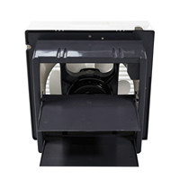 Ventilateur d'extraction d'air mural silencieux de haute puissance personnalisable en plastique carré CE SAA 6 8 pouces 220V pour salle de bain domestique