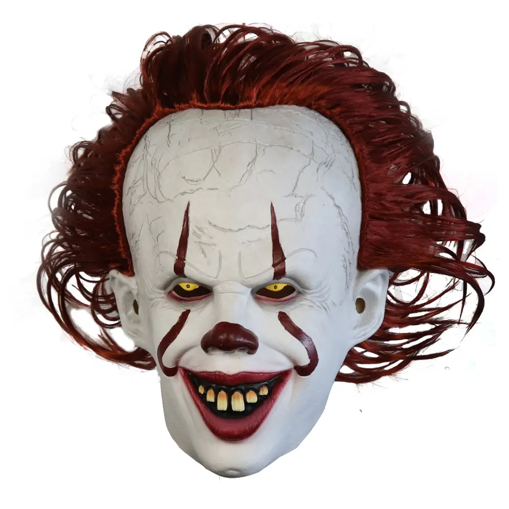De Joker: Donkere Nacht 2 <span class=keywords><strong>Latex</strong></span> Gezicht Masker Scary Halloween Led Party Cosplay Volledige Hoofd Masker Groothandel