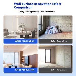 Échantillon gratuit 1KG Peinture murale intérieure en latex acrylique auto-peignable Brosse applicable Propre à l'odeur et protection de l'environnement - Product Image 4