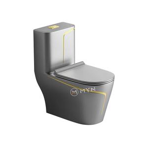 Inodoro <span class=keywords><strong>de</strong></span> Mármol Color Gris Metálico, Tendencia en eBay y <span class=keywords><strong>NetFlix</strong></span>, con Sifón en Forma <span class=keywords><strong>de</strong></span> S o P, Venta al Por Mayor - Product Image 1